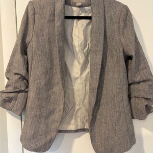 NWOT H&M Women's Textured Gray Blazer